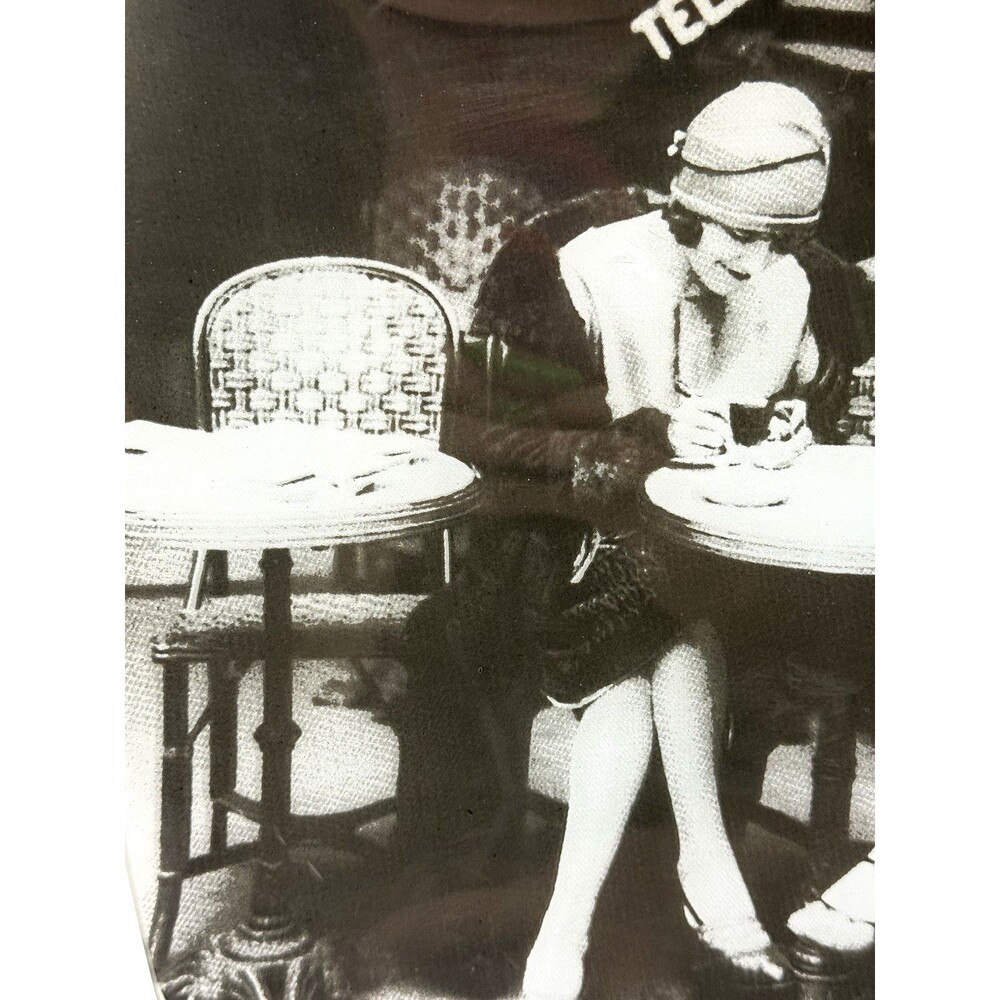 ROGER VIOLLET "CAFE ET CIGARETTE PARIS 1925" BLACK AND WHITE PLATES (4) 10 X 10 - Picture 3 of 7
